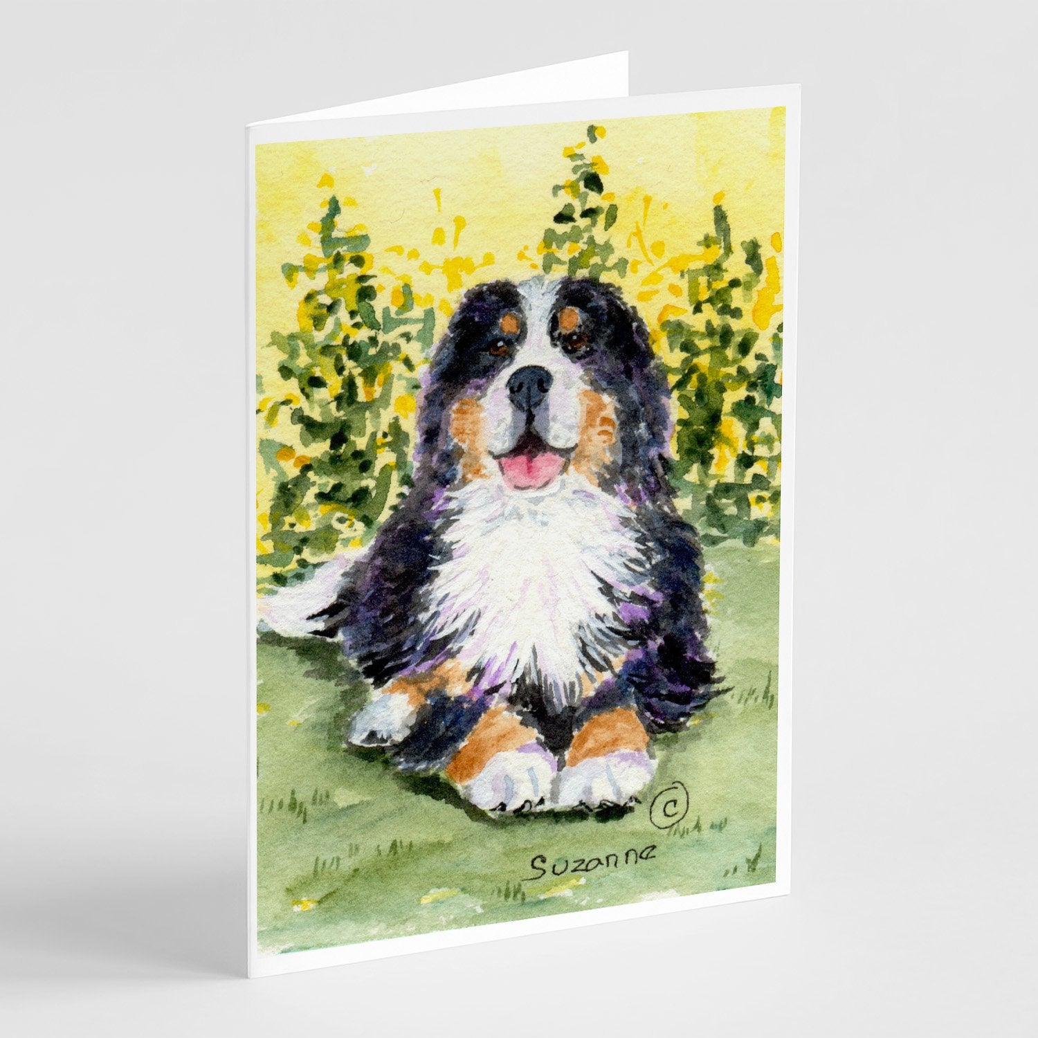 Buy this Bernese Mountain Dog Greeting Cards and Envelopes Pack of 8