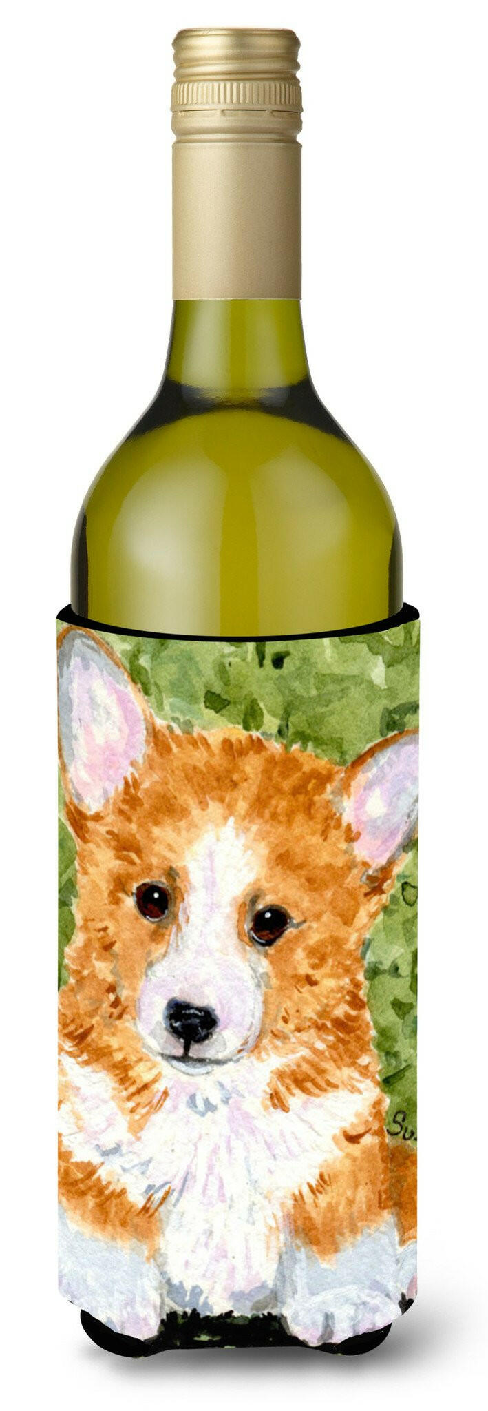 Corgi Wine Bottle Beverage Insulator Beverage Insulator Hugger SS8710LITERK by Caroline's Treasures