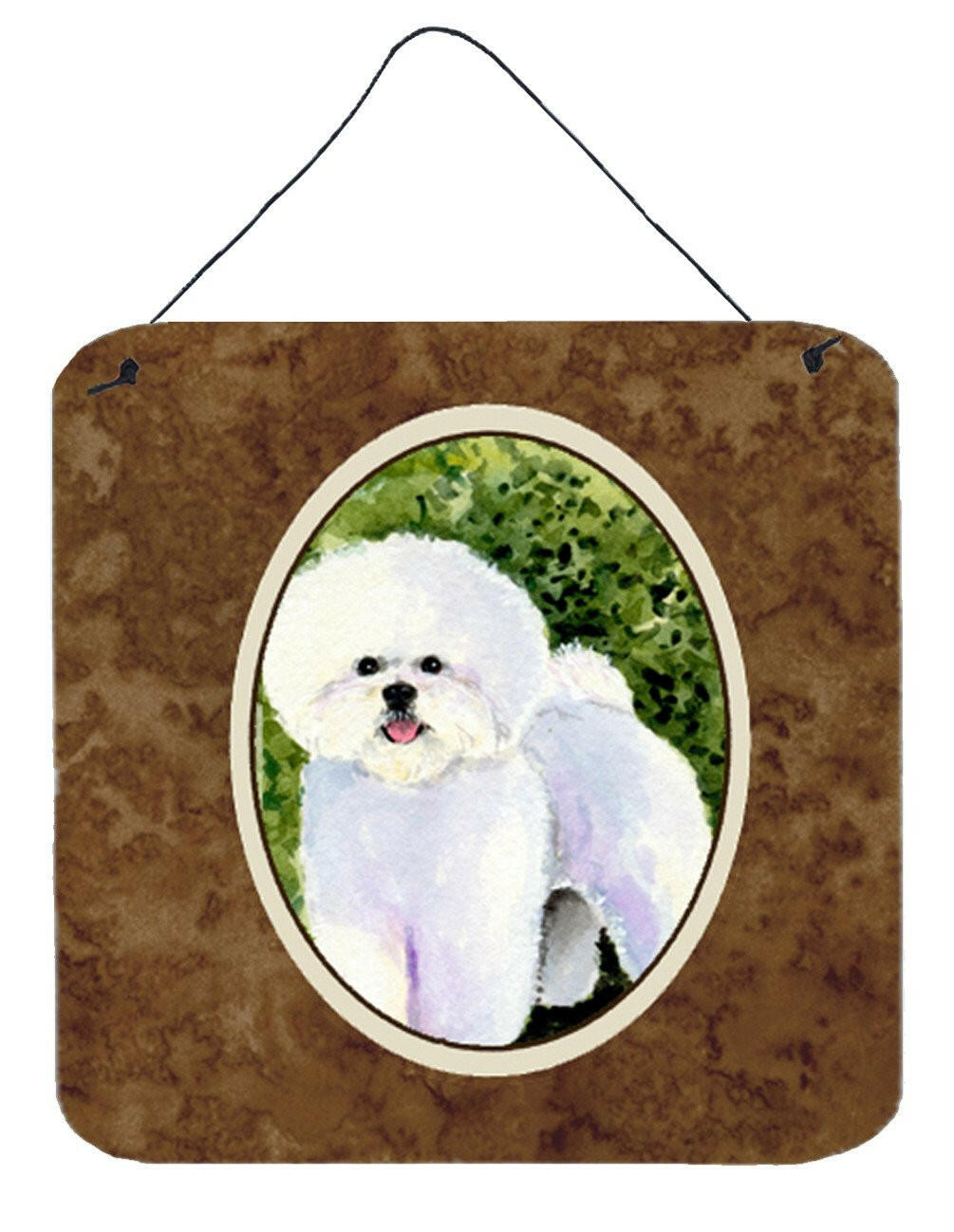 Bichon Frise Aluminium Metal Wall or Door Hanging Prints by Caroline&#39;s Treasures