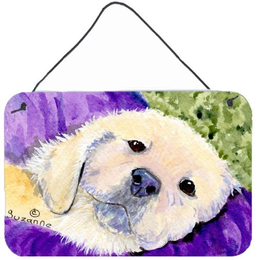 Golden Retriever Indoor Aluminium Metal Wall or Door Hanging Prints by Caroline's Treasures