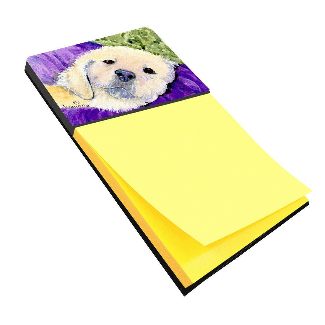 Golden Retriever Refiillable Sticky Note Holder or Postit Note Dispenser SS8715SN by Caroline's Treasures