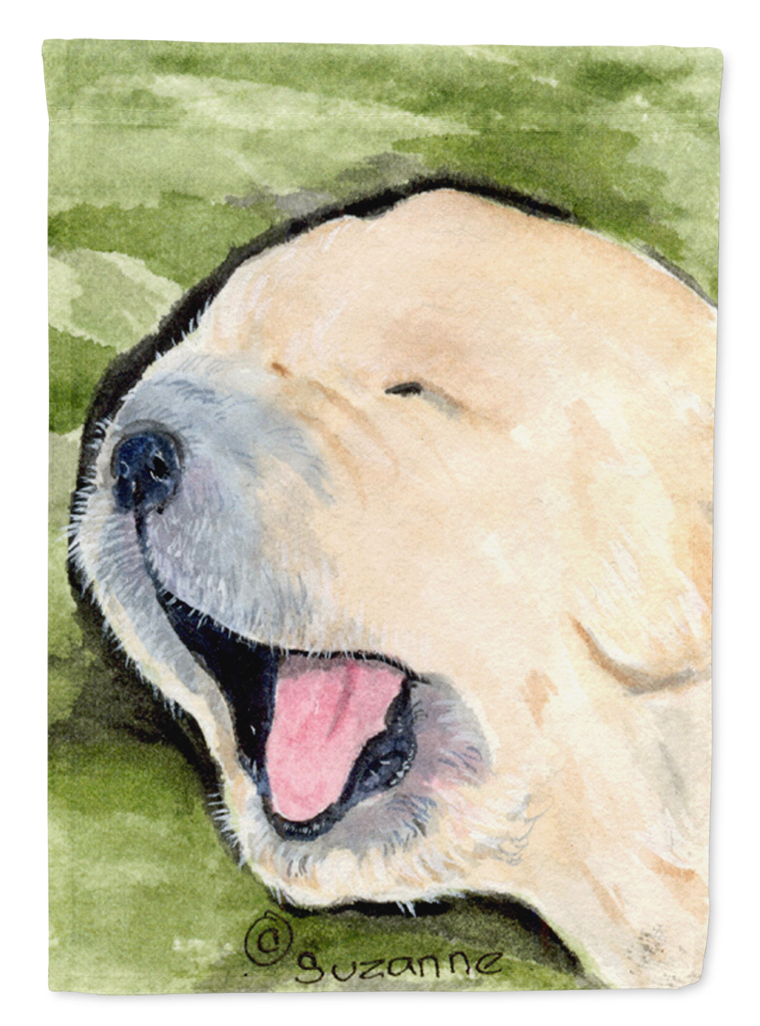 Golden Retriever Flag Canvas House Size  the-store.com.