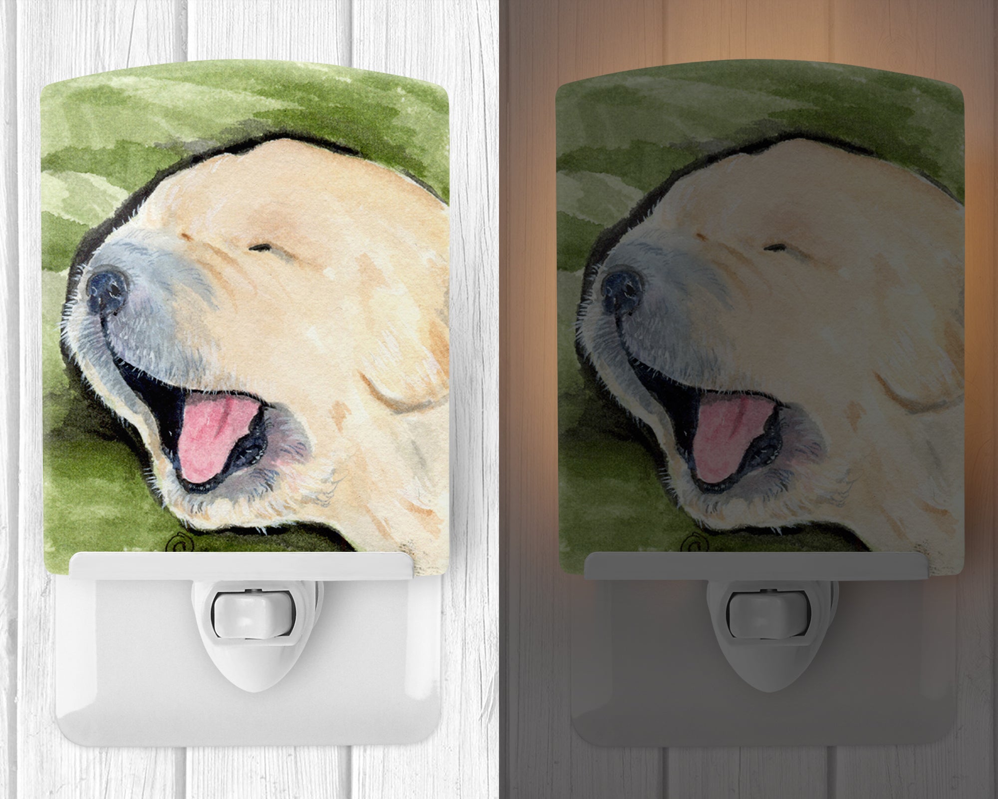 Golden Retriever Ceramic Night Light SS8717CNL - the-store.com