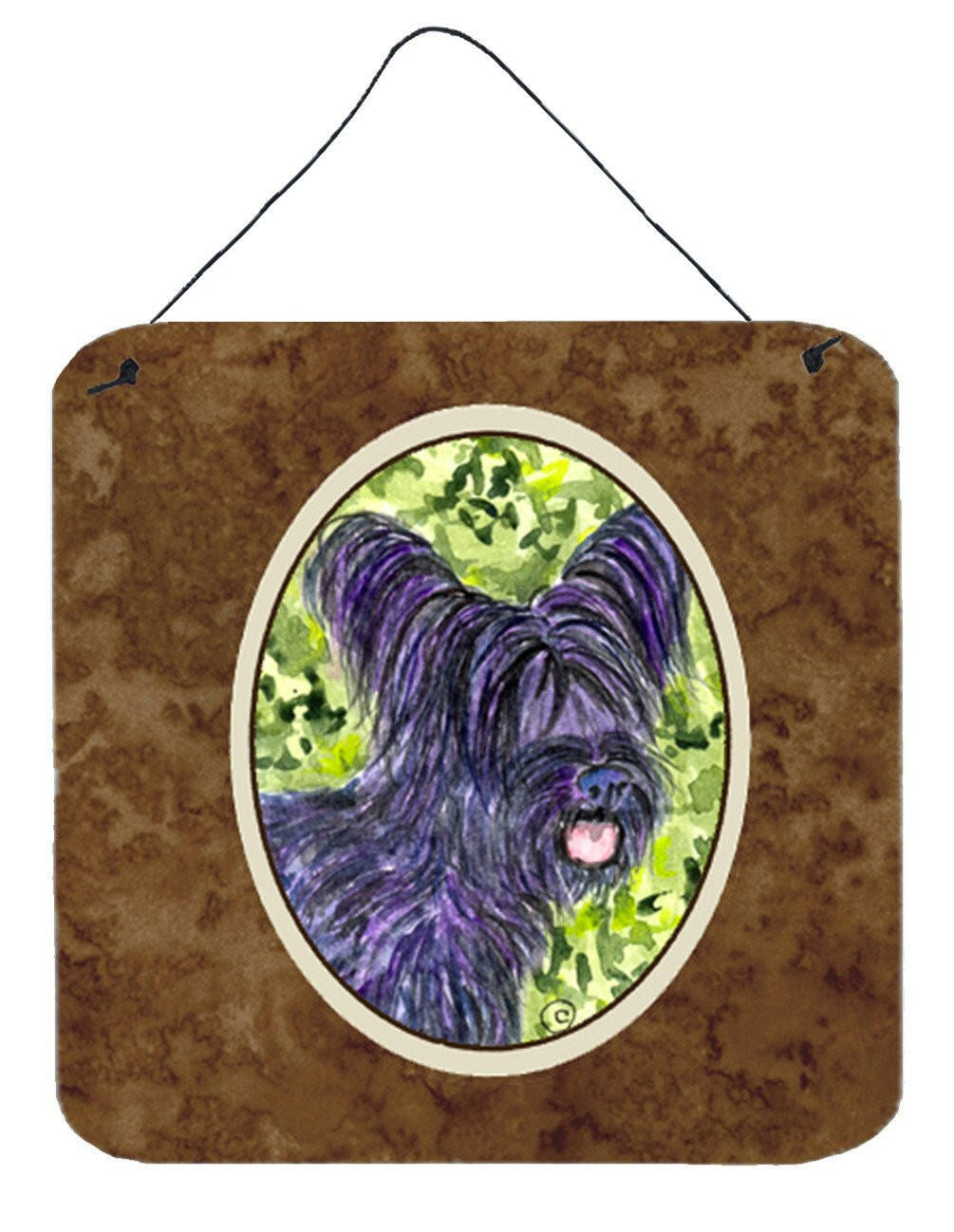 Skye Terrier Aluminium Metal Wall or Door Hanging Prints by Caroline&#39;s Treasures