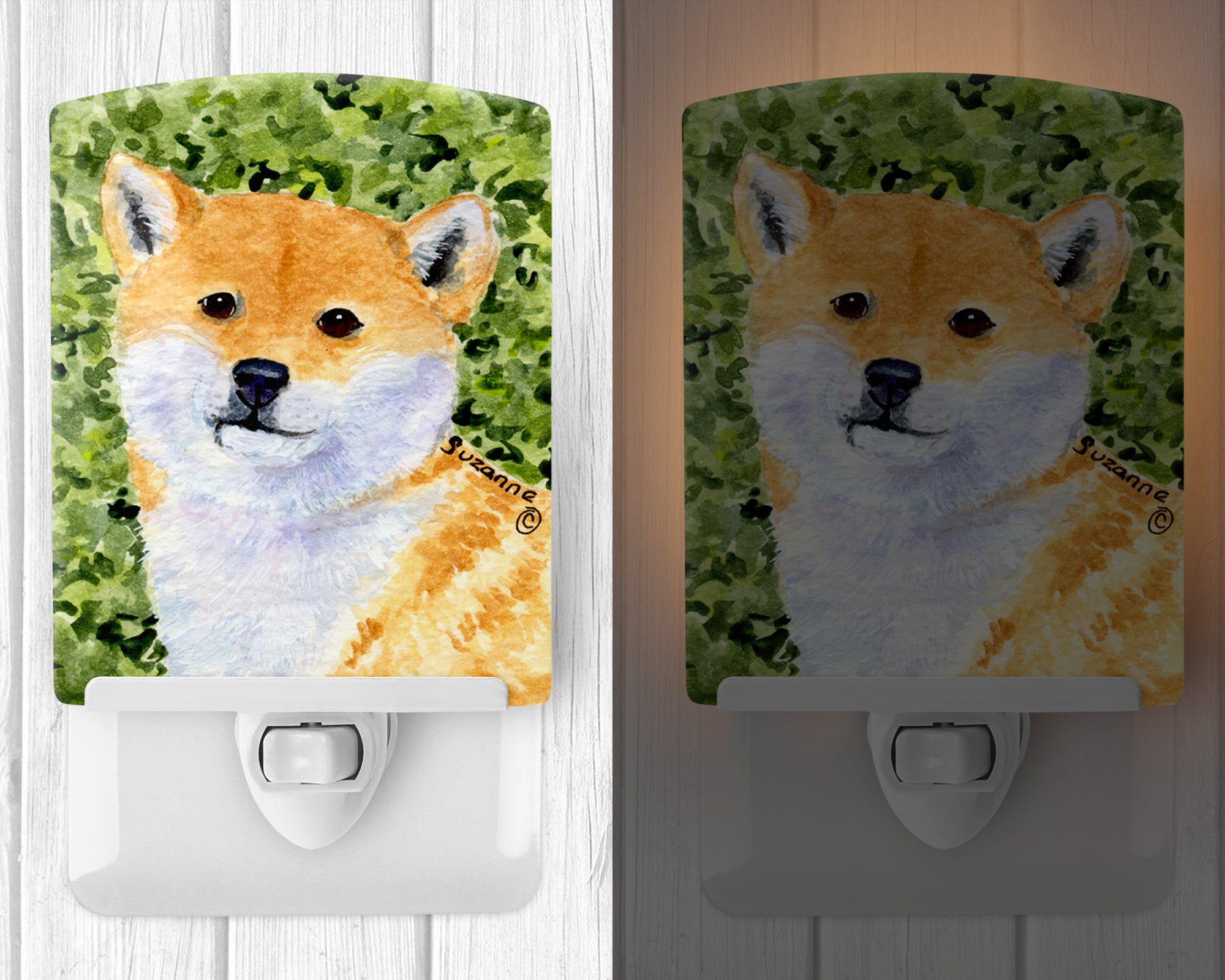 Shiba Inu Ceramic Night Light SS8719CNL - the-store.com