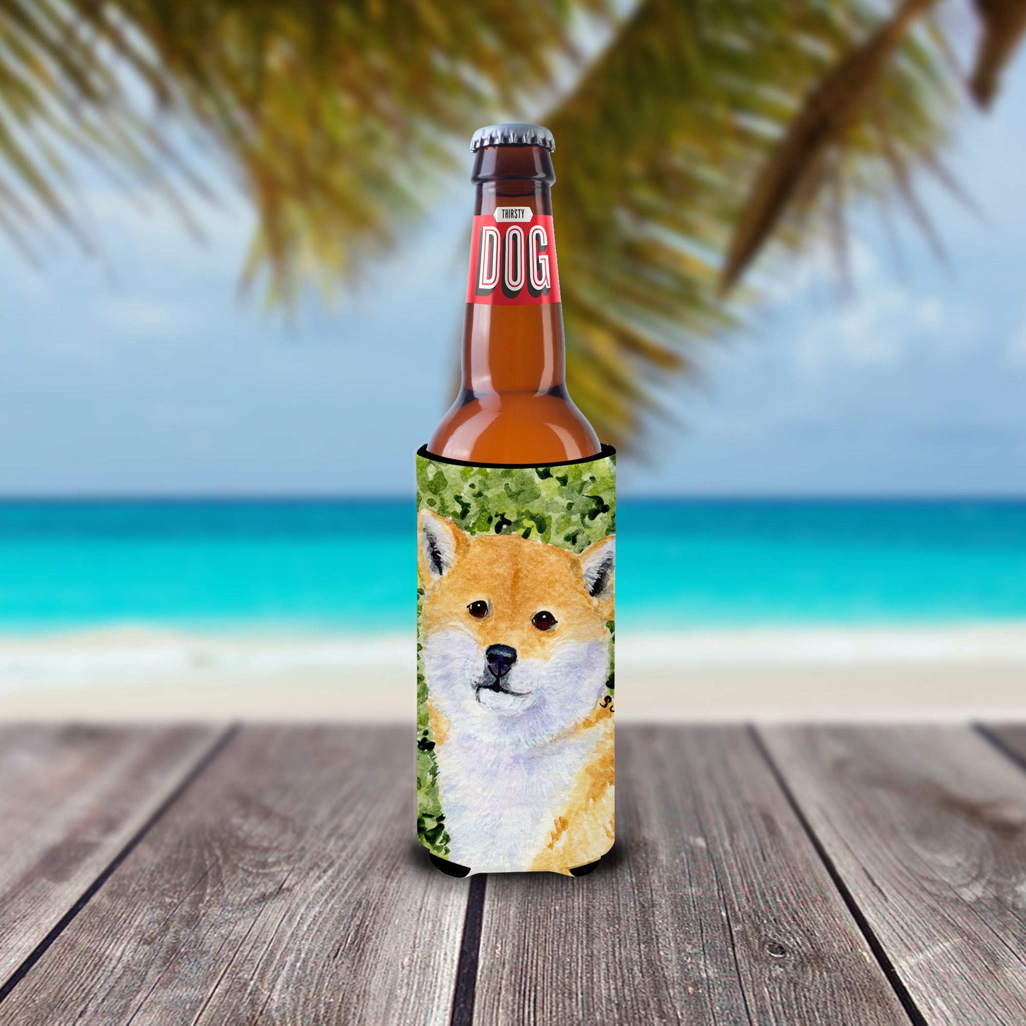 Shiba Inu Ultra Beverage Insulators for slim cans SS8719MUK.