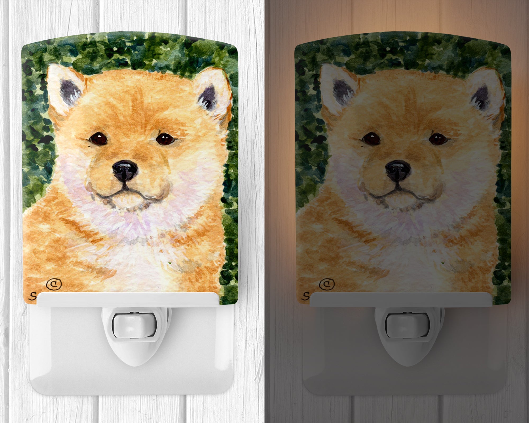 Shiba Inu Ceramic Night Light SS8726CNL - the-store.com