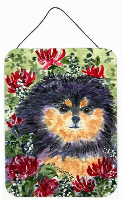 Pomeranian Aluminium Metal Wall or Door Hanging Prints by Caroline's Treasures