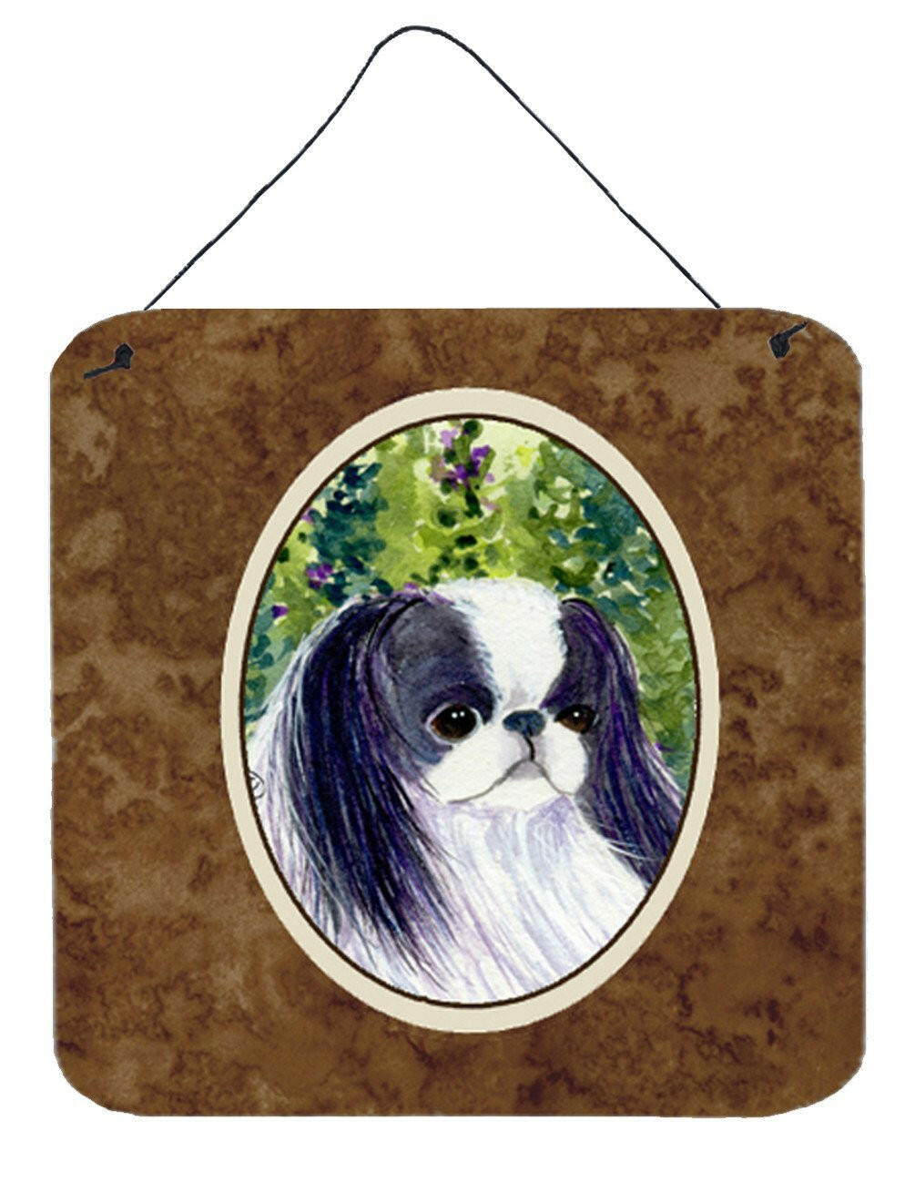 Japanese Chin Aluminium Metal Wall or Door Hanging Prints by Caroline's Treasures