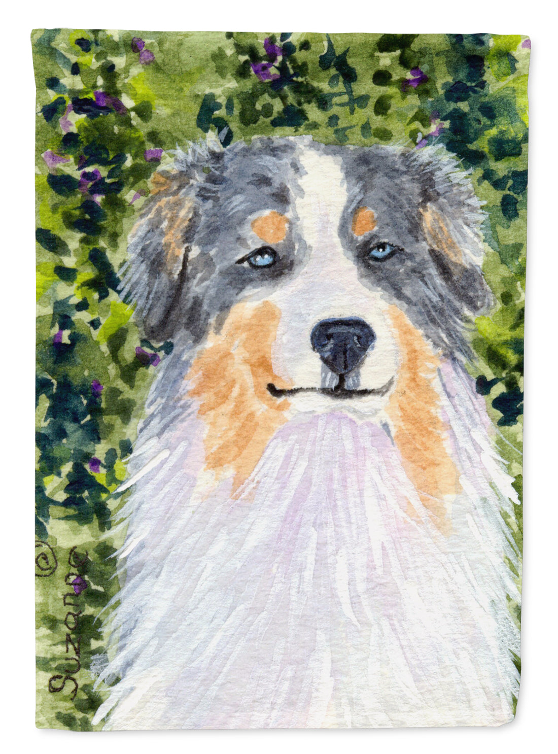 Australian Shepherd Flag Garden Size.