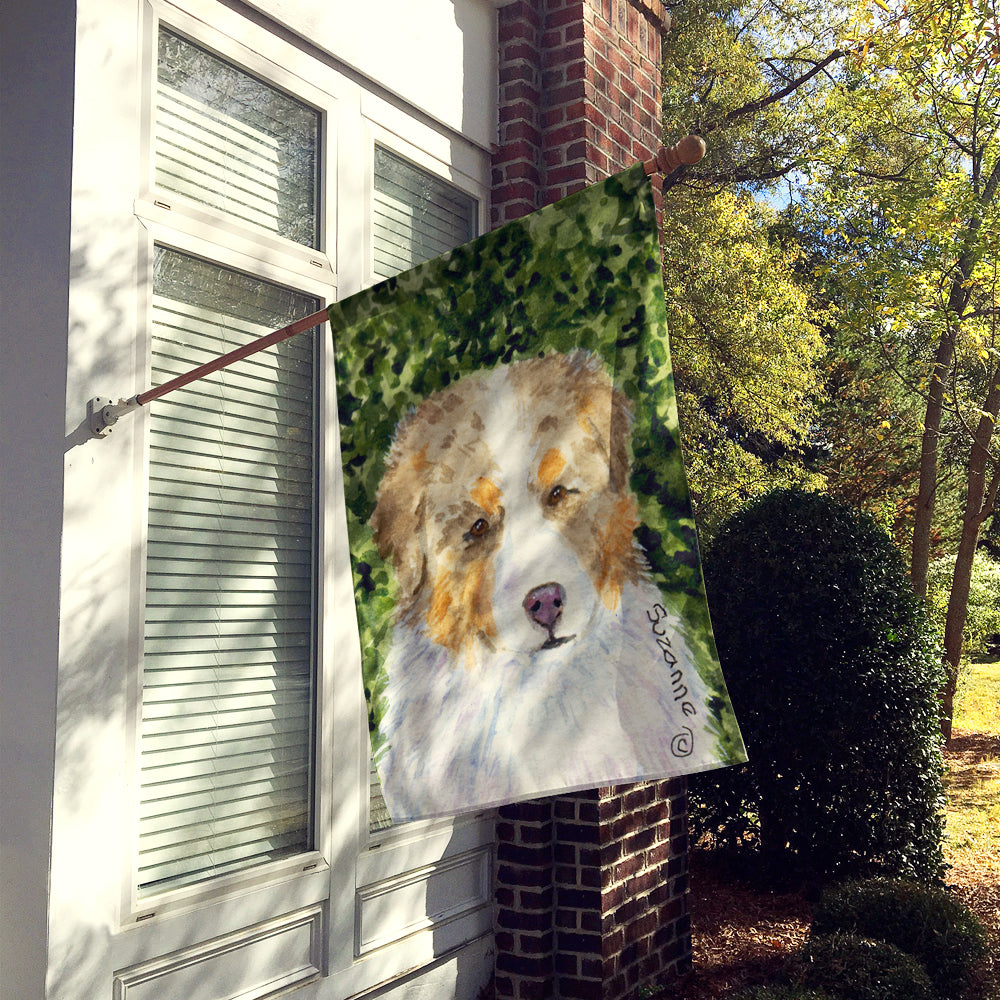 Australian Shepherd Flag Canvas House Size  the-store.com.