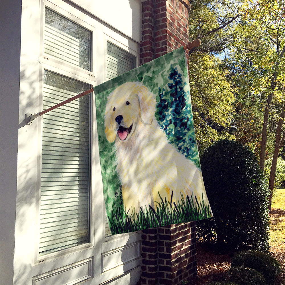 Golden Retriever Flag Canvas House Size  the-store.com.