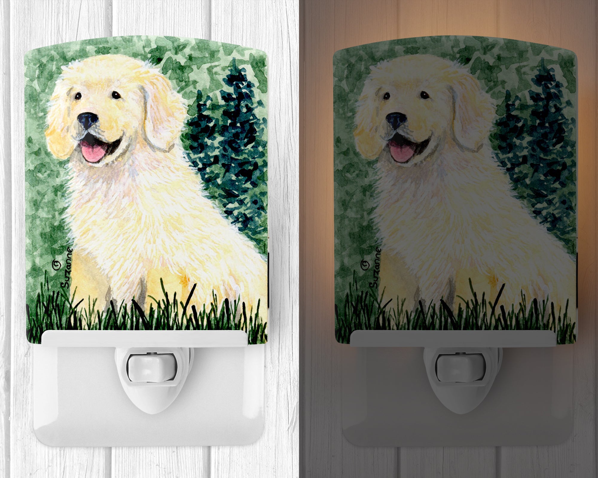 Golden Retriever Ceramic Night Light SS8739CNL - the-store.com