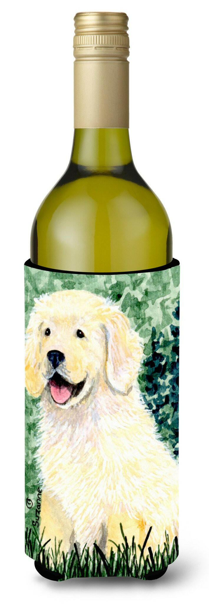 Golden Retriever Wine Bottle Beverage Insulator Beverage Insulator Hugger SS8739LITERK by Caroline&#39;s Treasures