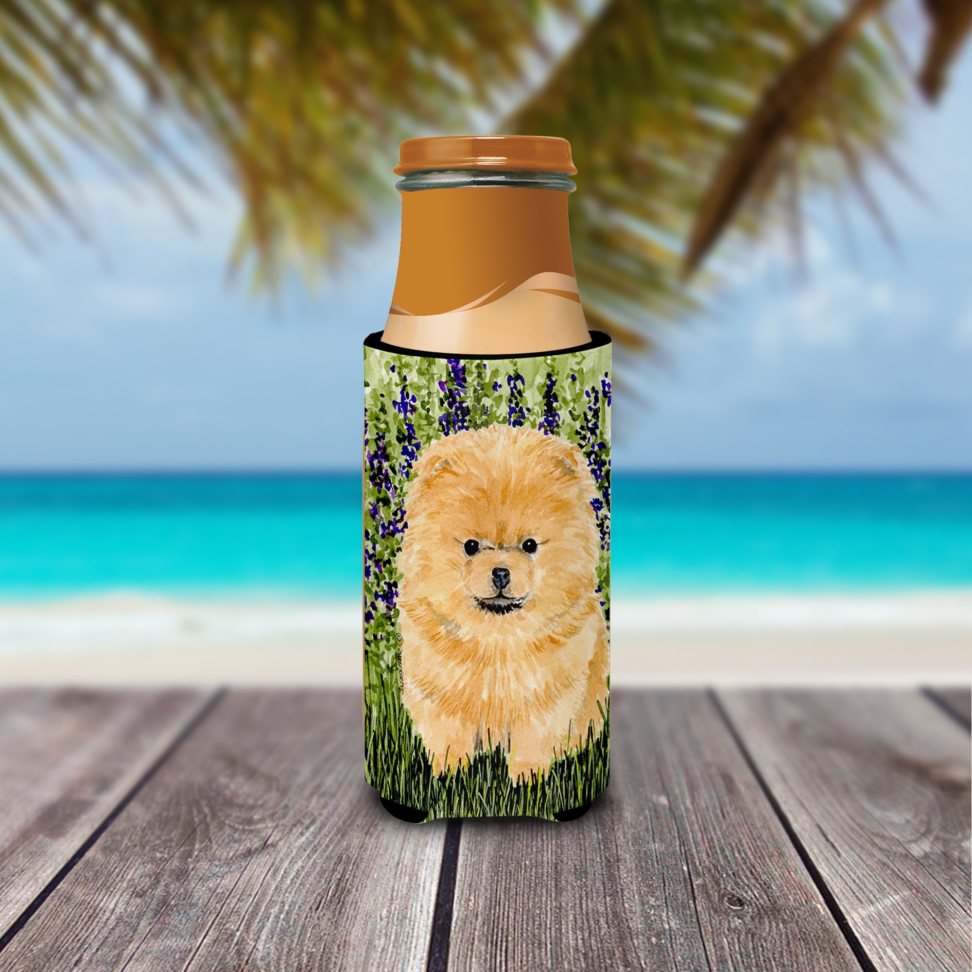 Pomeranian Ultra Beverage Insulators for slim cans SS8746MUK.