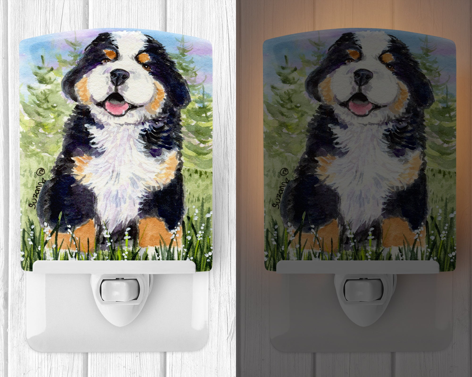 Bernese Mountain Dog Ceramic Night Light SS8750CNL - the-store.com