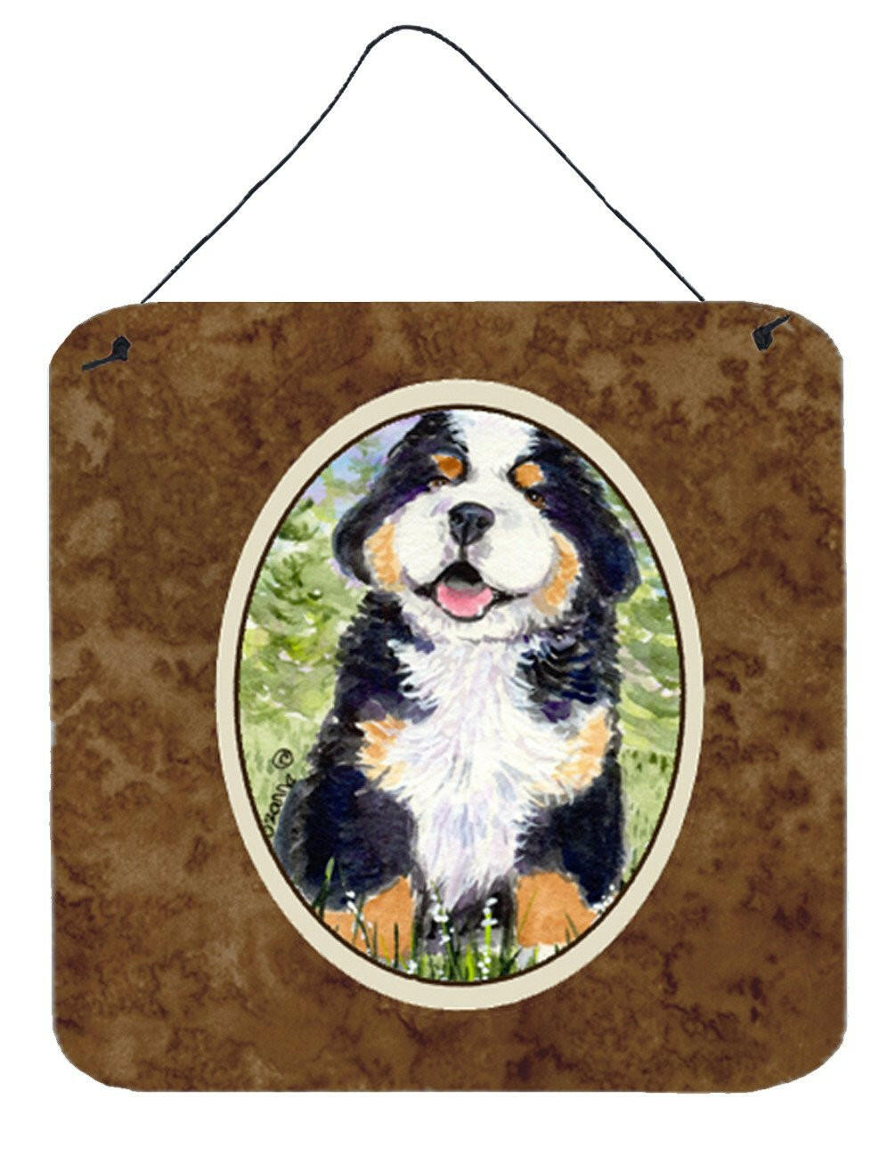 Bernese Mountain Dog Aluminium Metal Wall or Door Hanging Prints by Caroline's Treasures