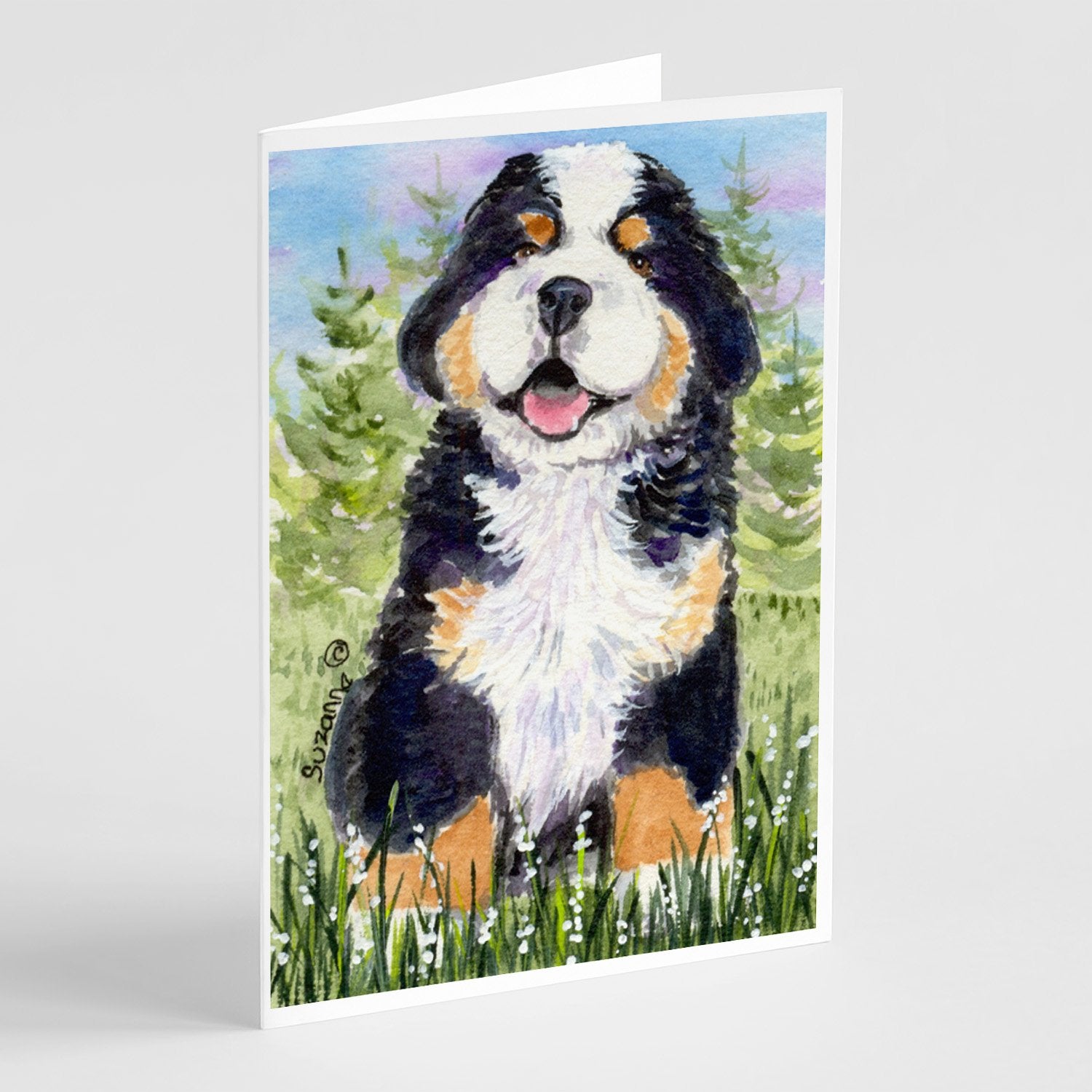 Buy this Bernese Mountain Dog Greeting Cards and Envelopes Pack of 8