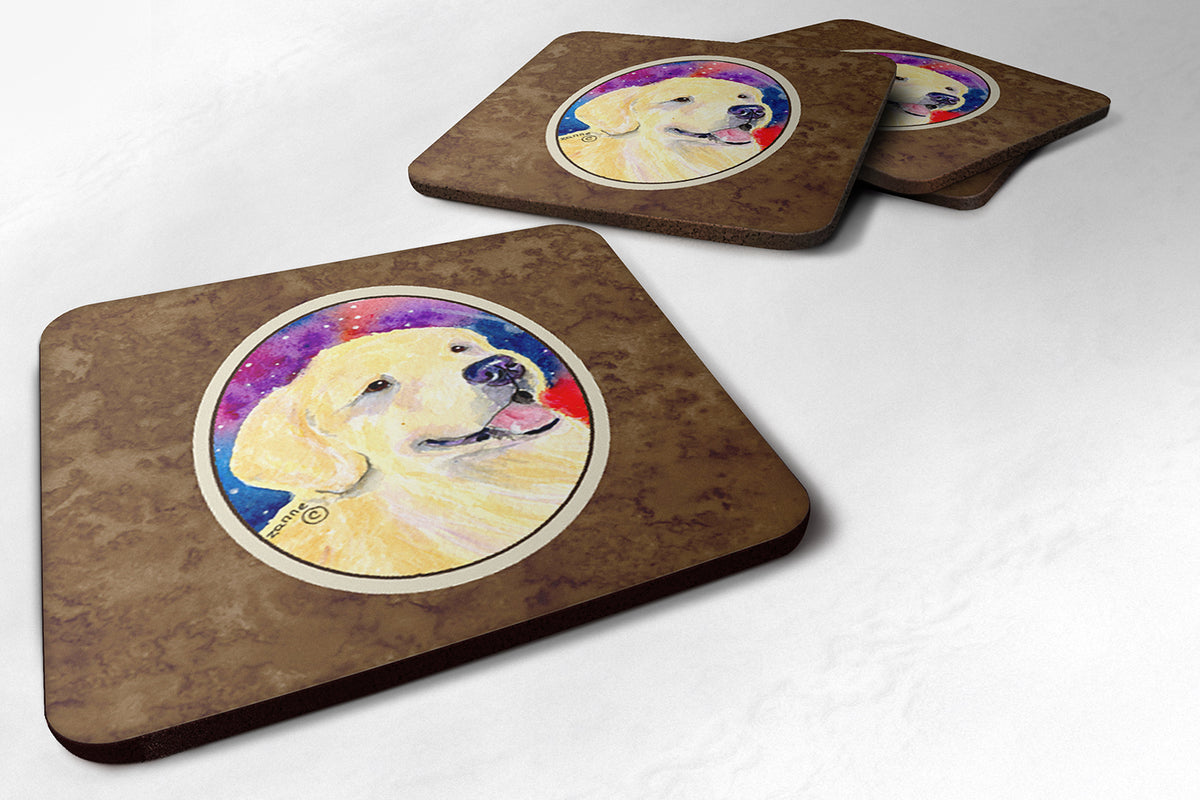 Set of 4 Golden Retriever Foam Coasters - the-store.com