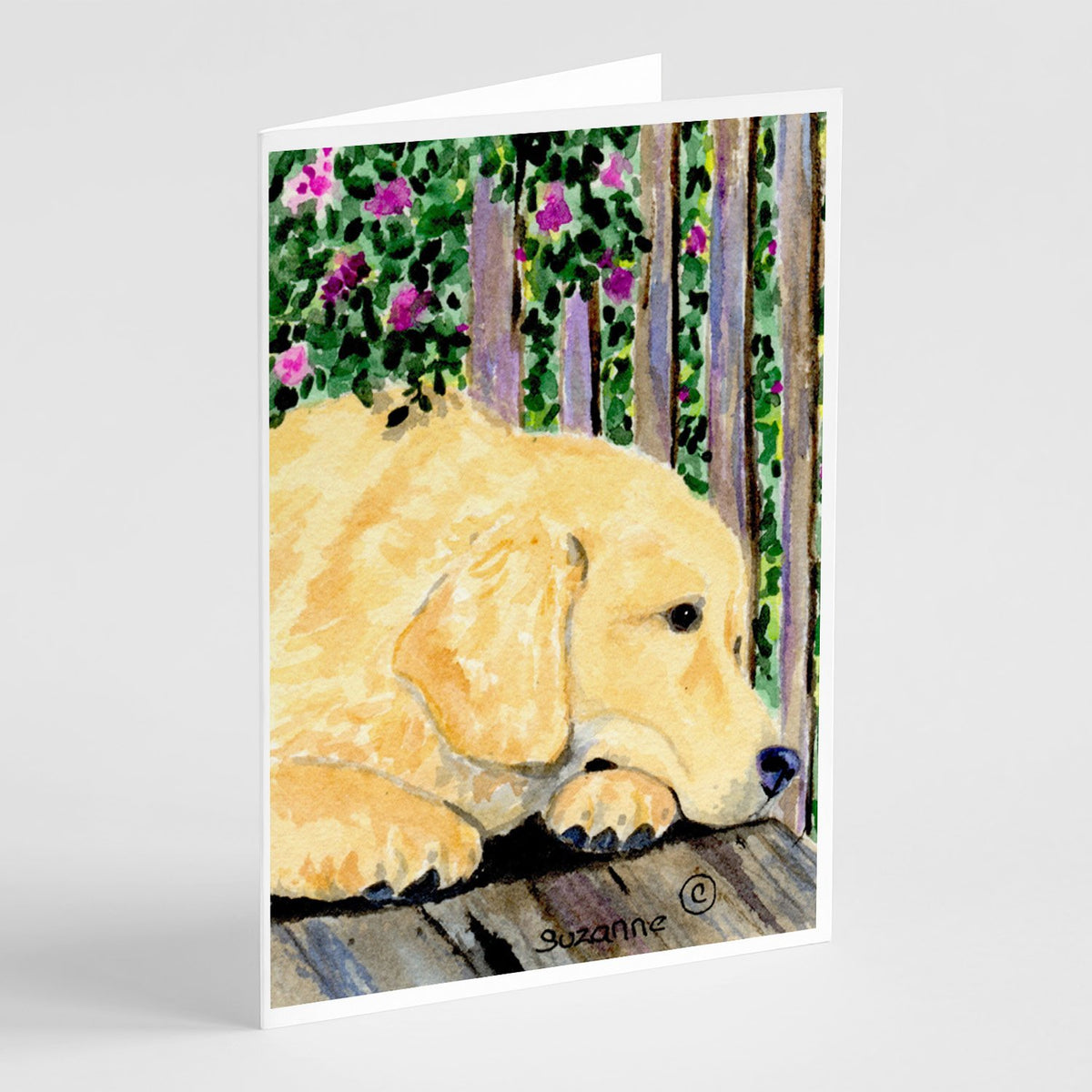 Buy this Golden Retriever Greeting Cards and Envelopes Pack of 8