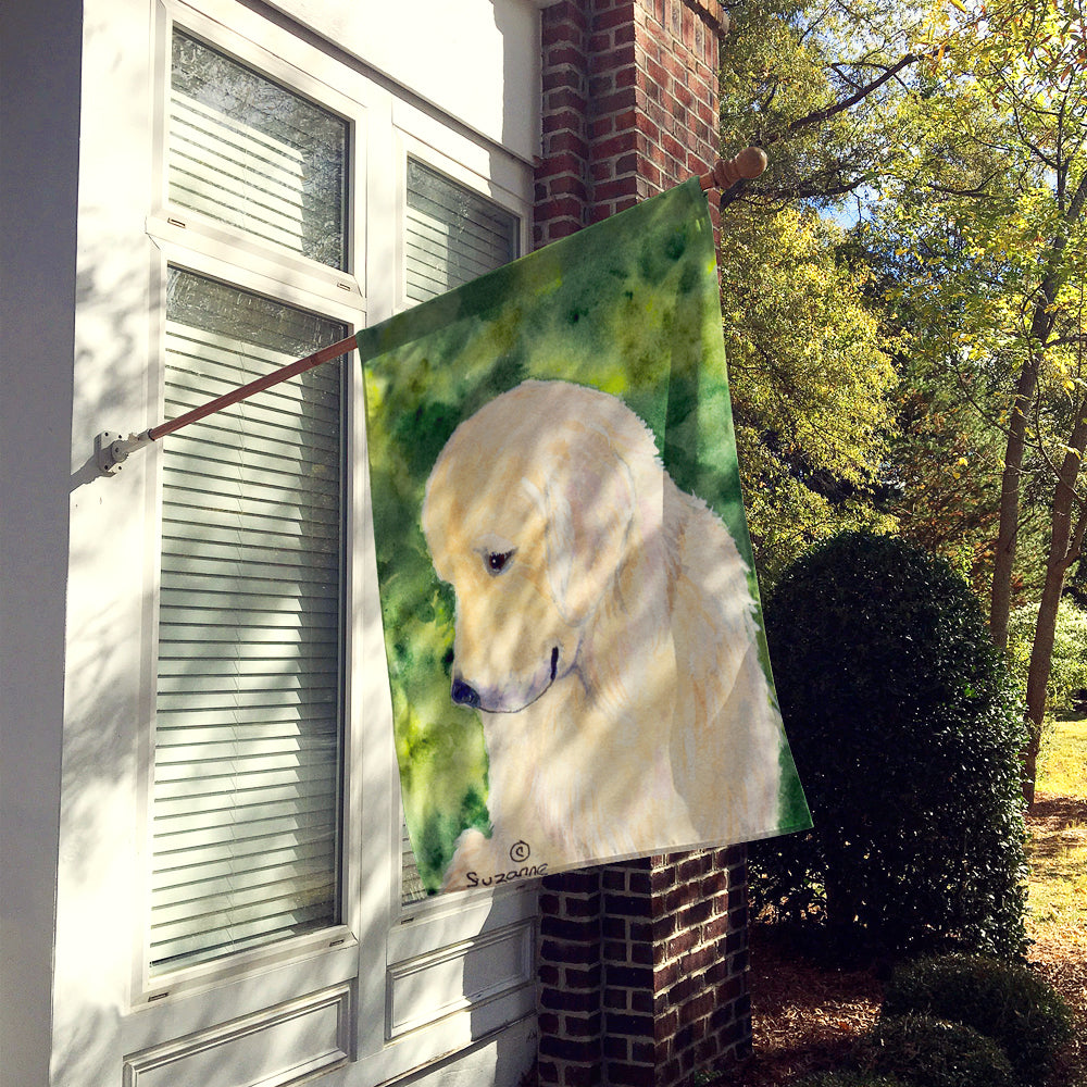 Golden Retriever Flag Canvas House Size  the-store.com.