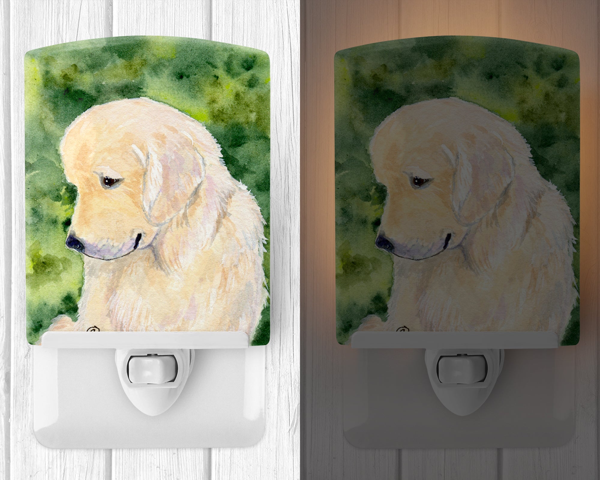 Golden Retriever Ceramic Night Light SS8757CNL - the-store.com