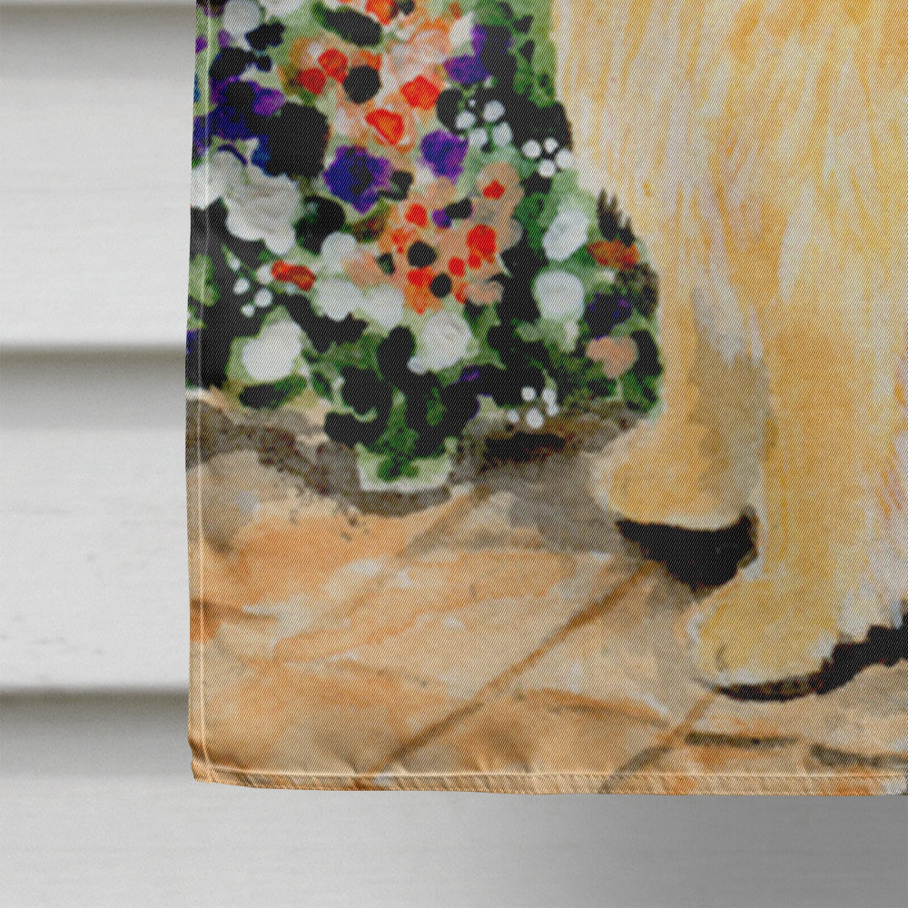 Golden Retriever Flag Canvas House Size  the-store.com.