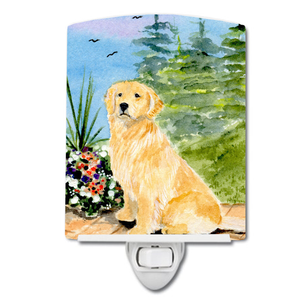 Golden Retriever Ceramic Night Light SS8758CNL - the-store.com