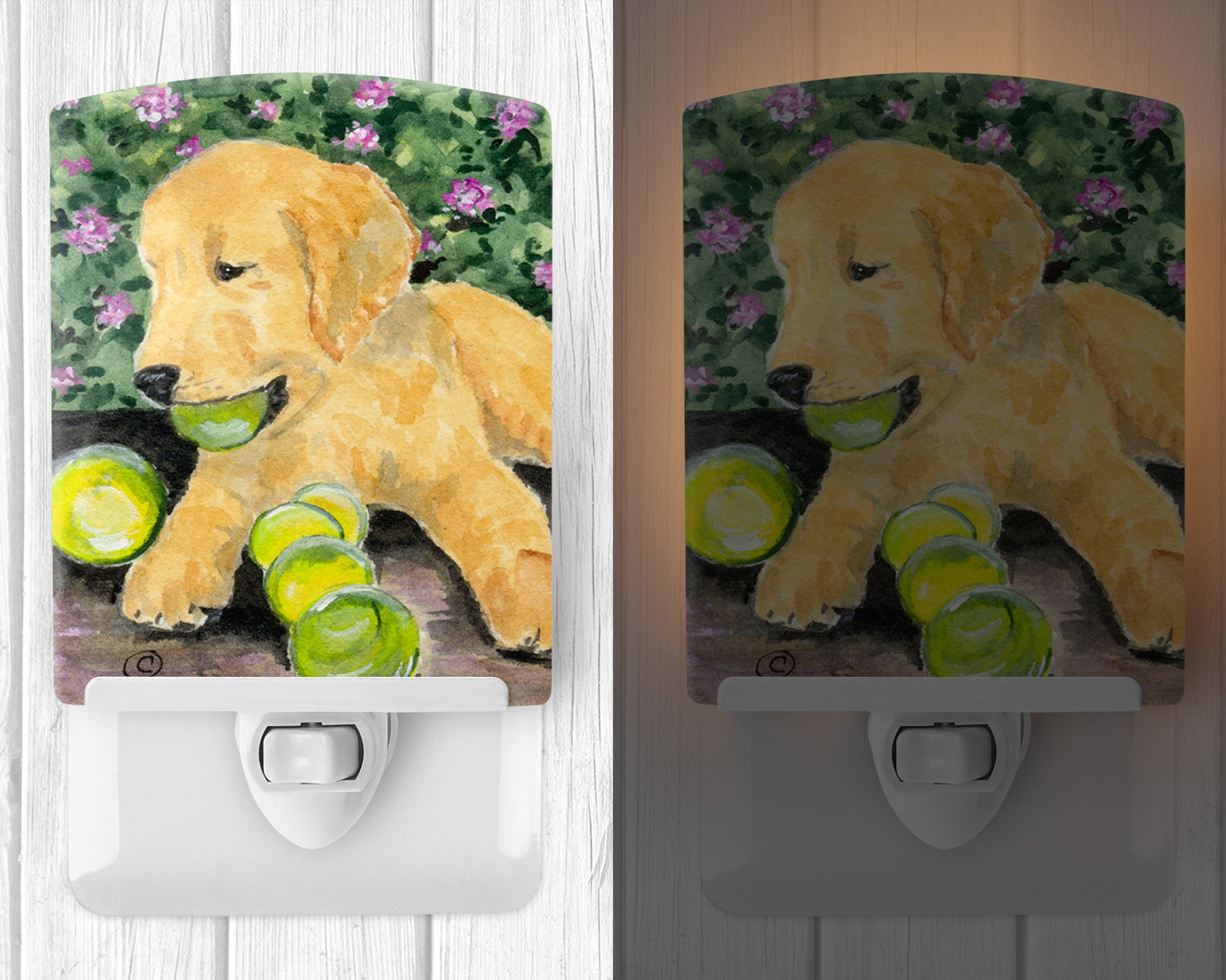 Golden Retriever Ceramic Night Light SS8759CNL - the-store.com