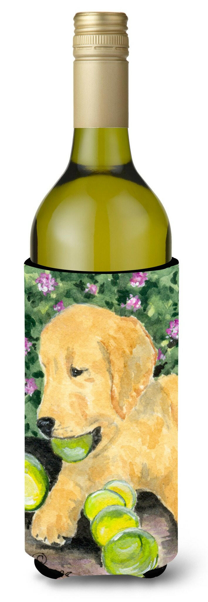 Golden Retriever Wine Bottle Beverage Insulator Beverage Insulator Hugger SS8759LITERK by Caroline's Treasures