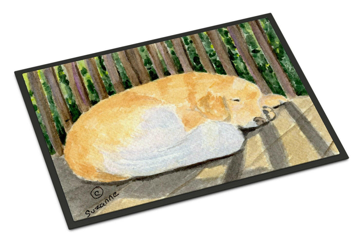 Golden Retriever Indoor Outdoor Mat 18x27 Doormat - the-store.com