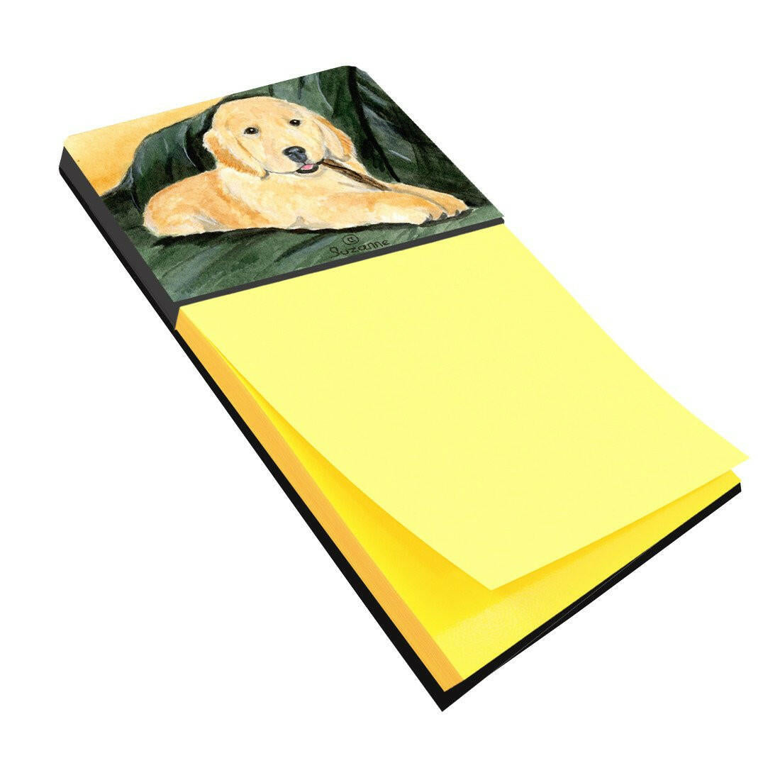 Golden Retriever Refiillable Sticky Note Holder or Postit Note Dispenser SS8761SN by Caroline's Treasures