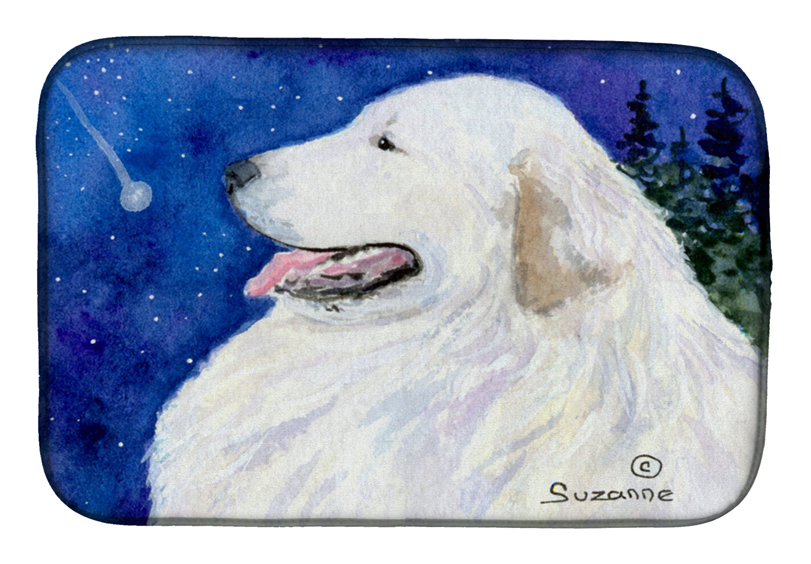 Great Pyrenees Dish Drying Mat SS8774DDM  the-store.com.