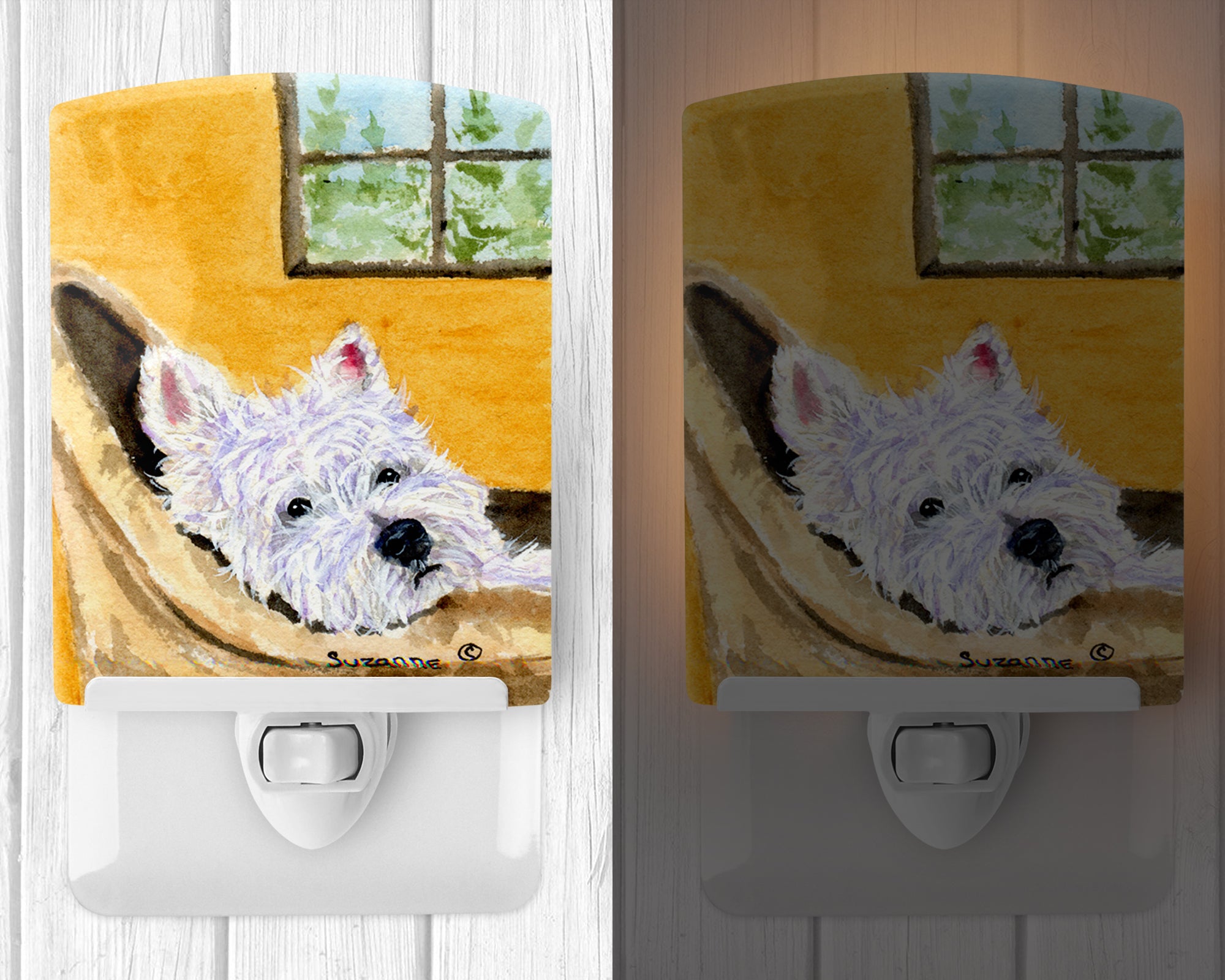 Westie Ceramic Night Light SS8785CNL - the-store.com