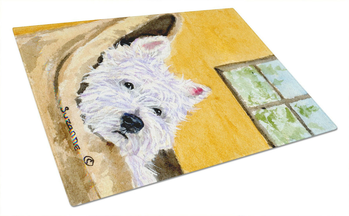 Westie Glass Cutting Board Large by Caroline&#39;s Treasures