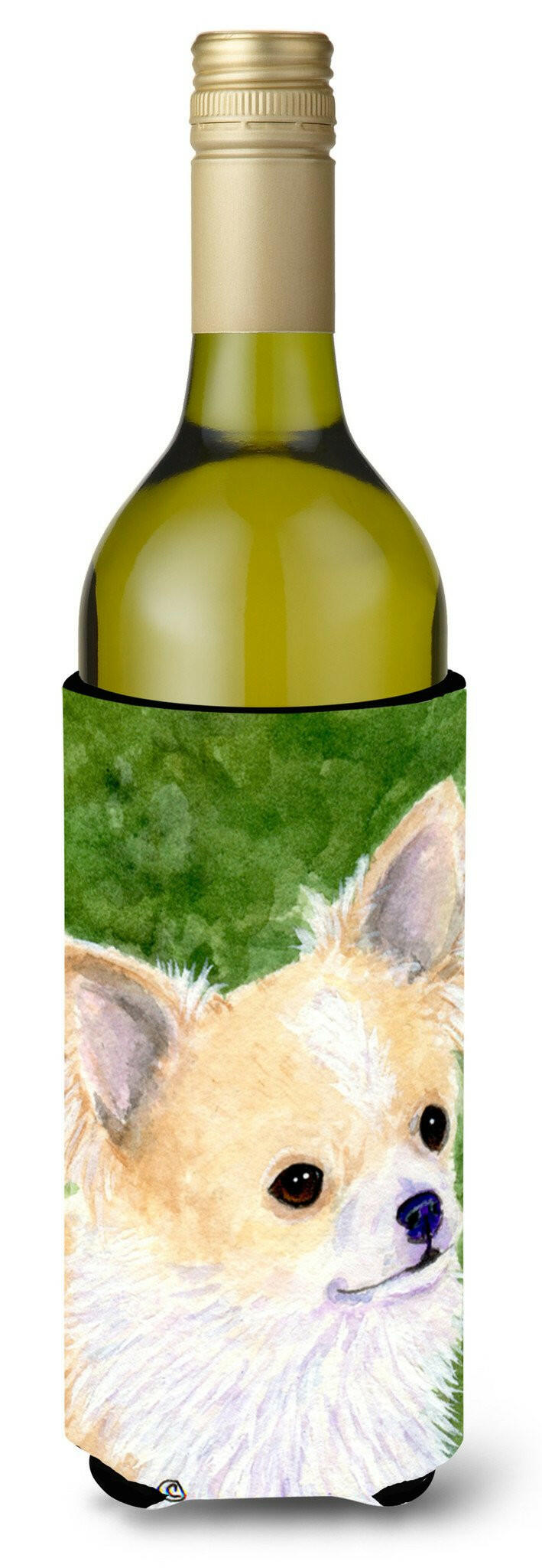 Chihuahua Wine Bottle Beverage Insulator Beverage Insulator Hugger SS8788LITERK by Caroline&#39;s Treasures