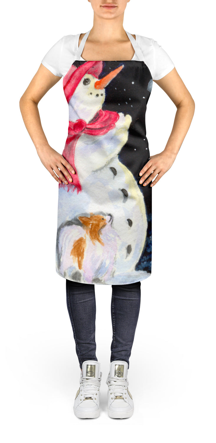 Snowman with Papillon Apron - the-store.com