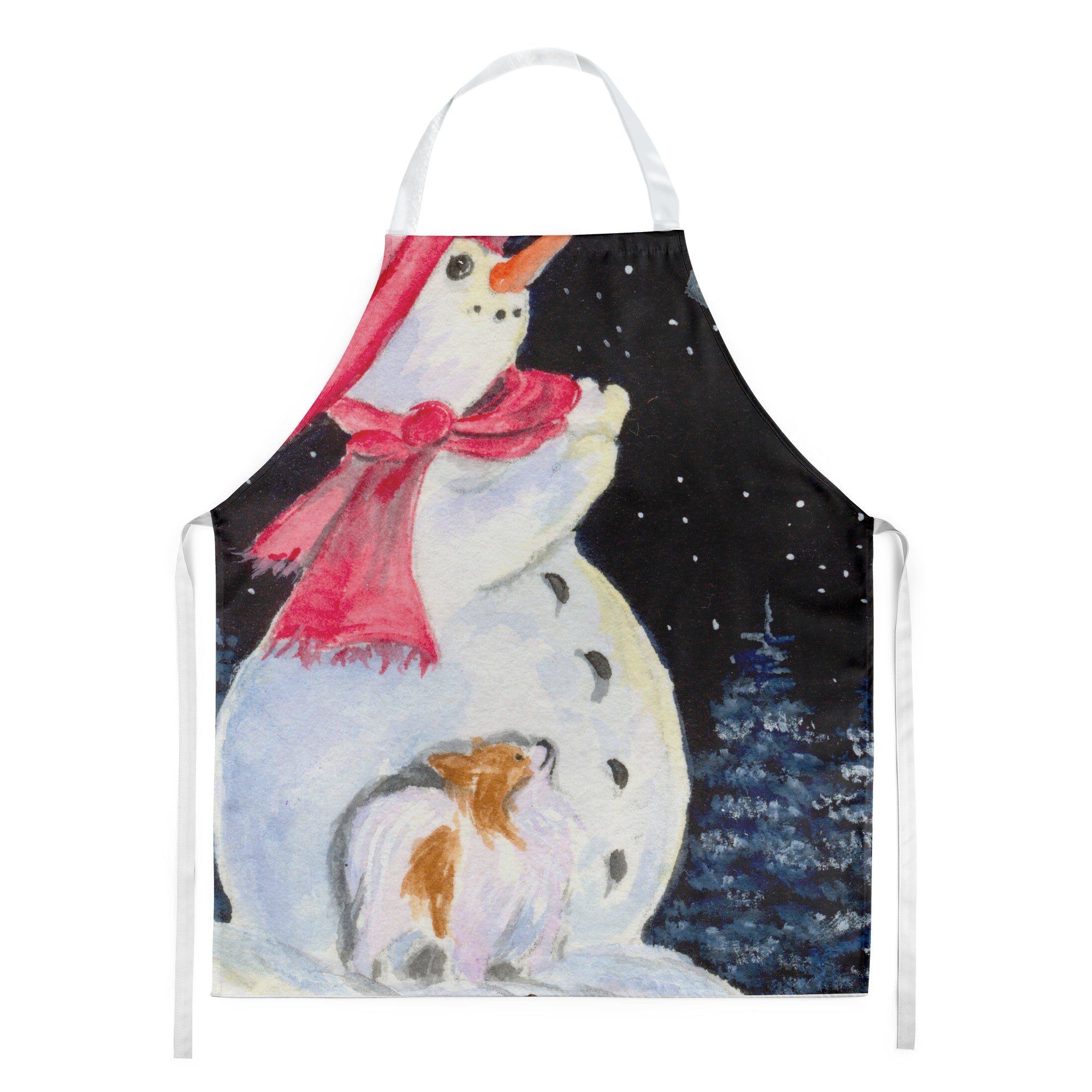 Snowman with Papillon Apron - the-store.com