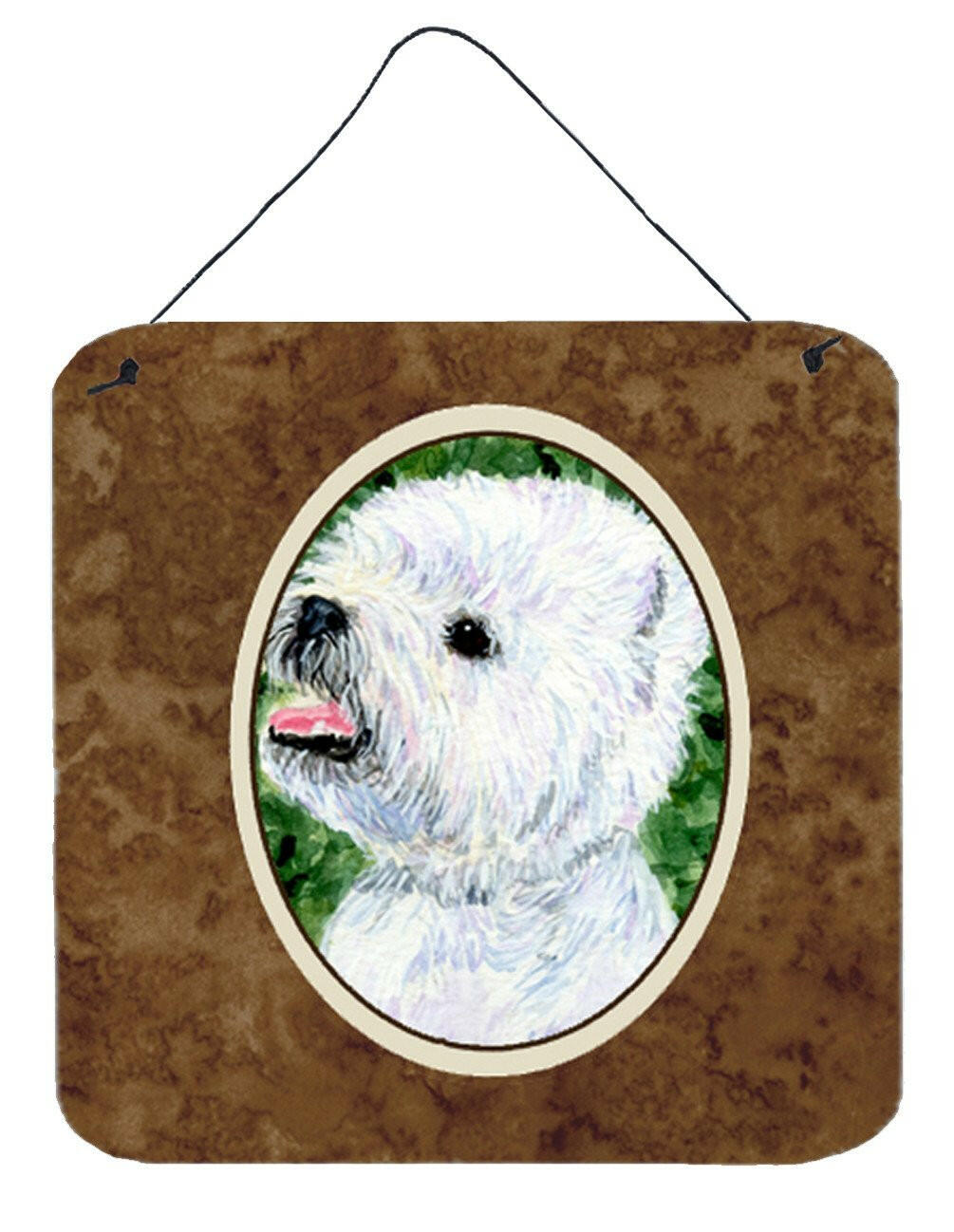 Westie Aluminium Metal Wall or Door Hanging Prints by Caroline&#39;s Treasures