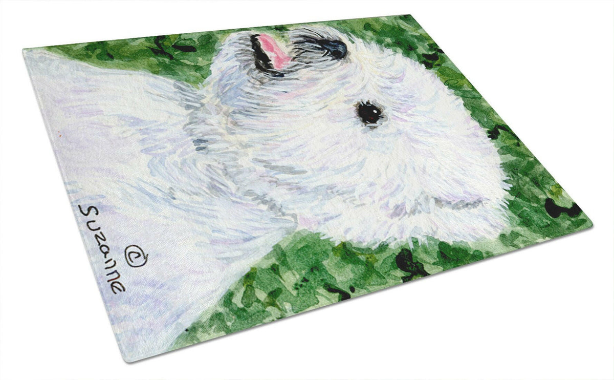 Westie Glass Cutting Board Large by Caroline&#39;s Treasures