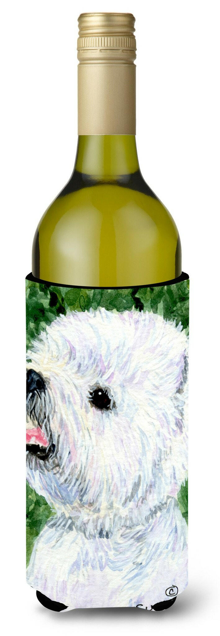 Westie Wine Bottle Beverage Insulator Beverage Insulator Hugger SS8802LITERK by Caroline's Treasures