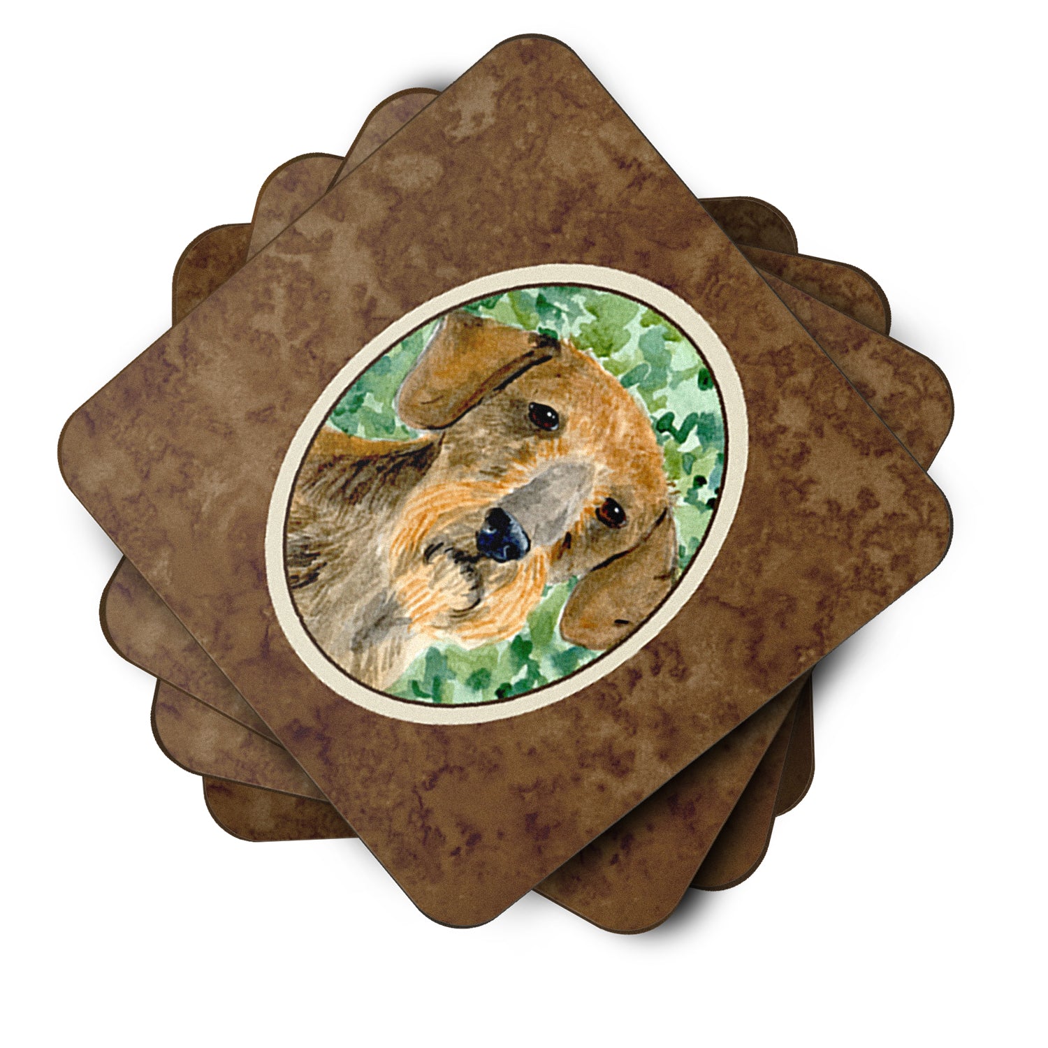 Set of 4 Dachshund Foam Coasters - the-store.com