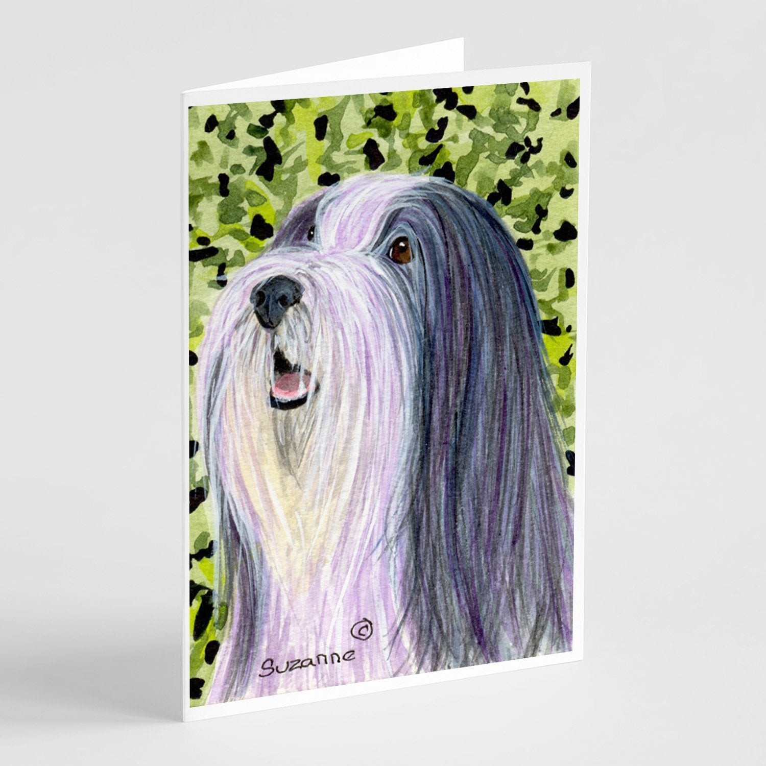 Buy this Bearded Collie Greeting Cards and Envelopes Pack of 8