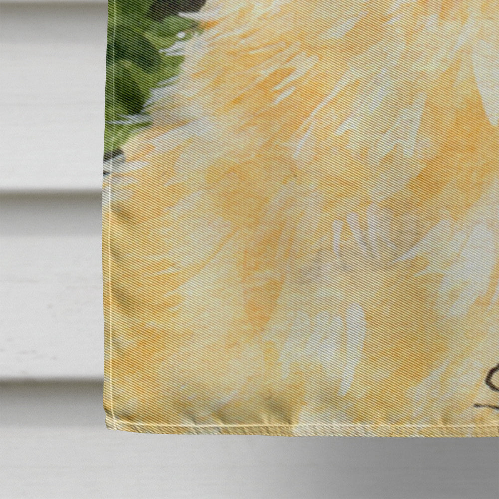 Golden Retriever Flag Canvas House Size  the-store.com.