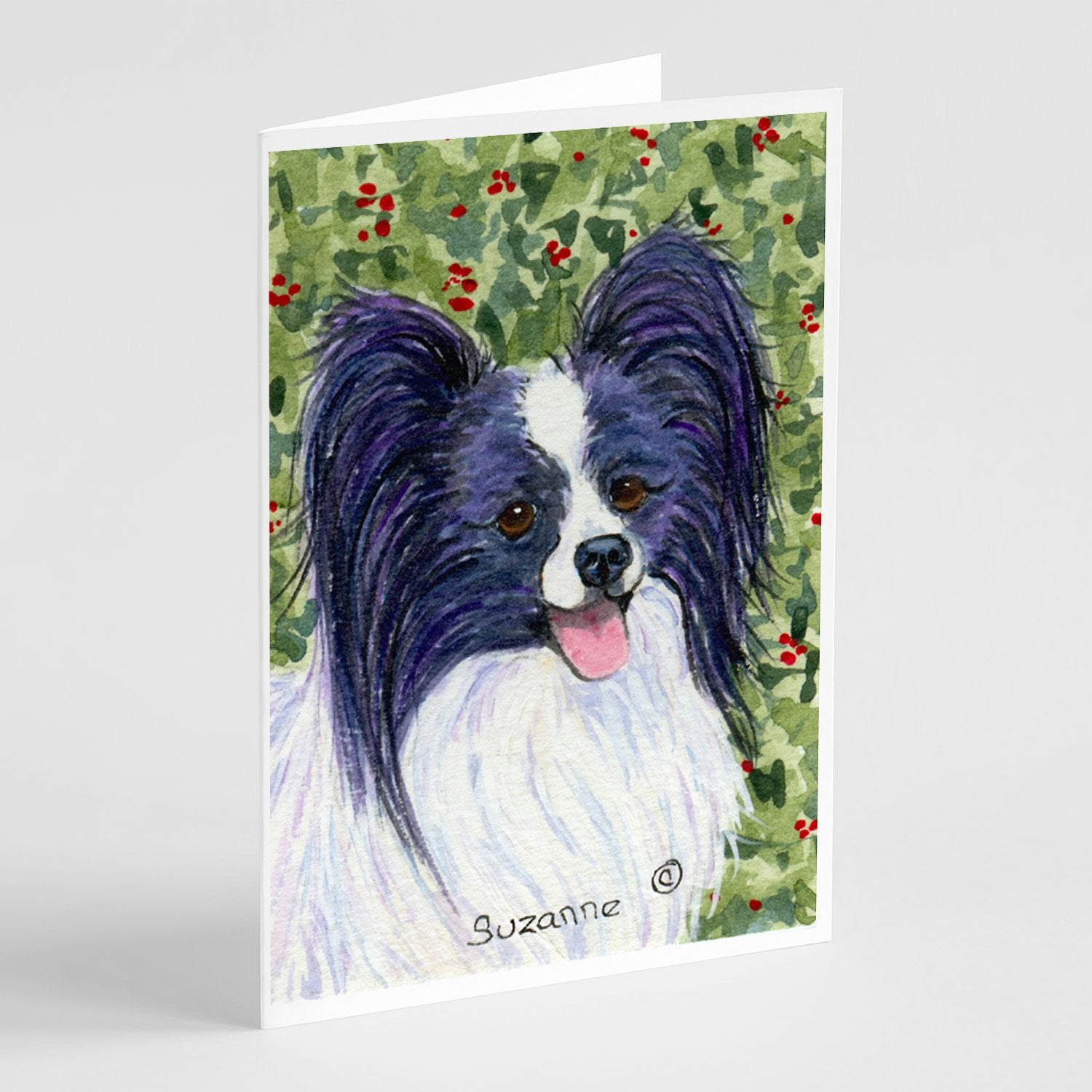 Buy this Papillon Greeting Cards and Envelopes Pack of 8