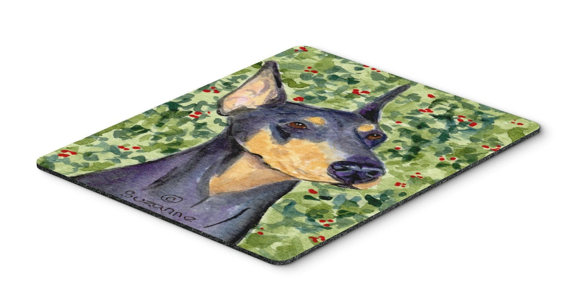 Doberman Mouse Pad / Hot Pad / Trivet by Caroline's Treasures