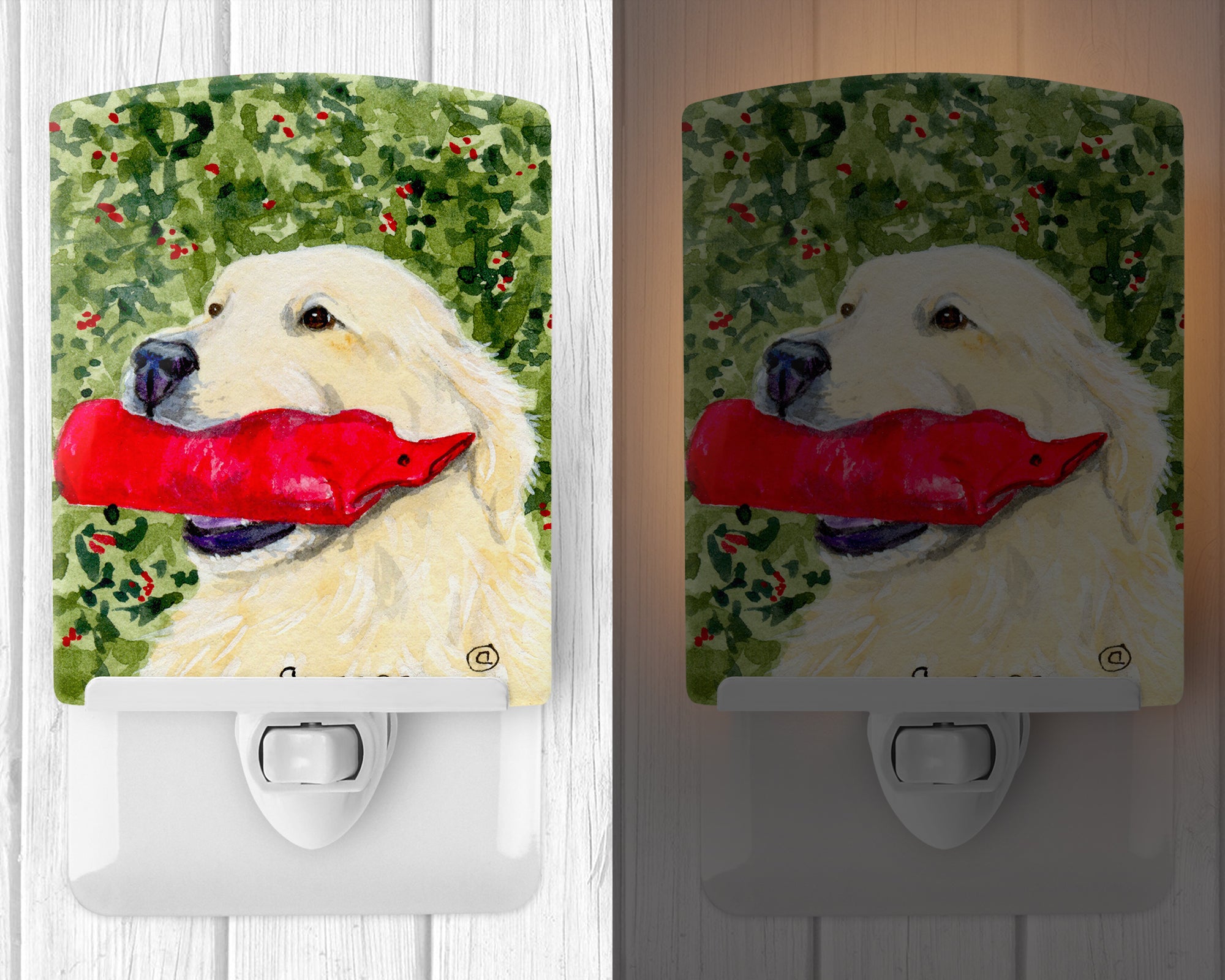 Golden Retriever Ceramic Night Light SS8813CNL - the-store.com