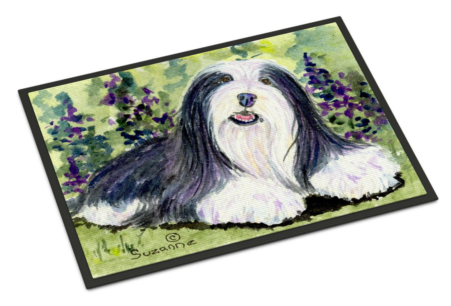 Bearded Collie Indoor Outdoor Mat 18x27 Doormat - the-store.com