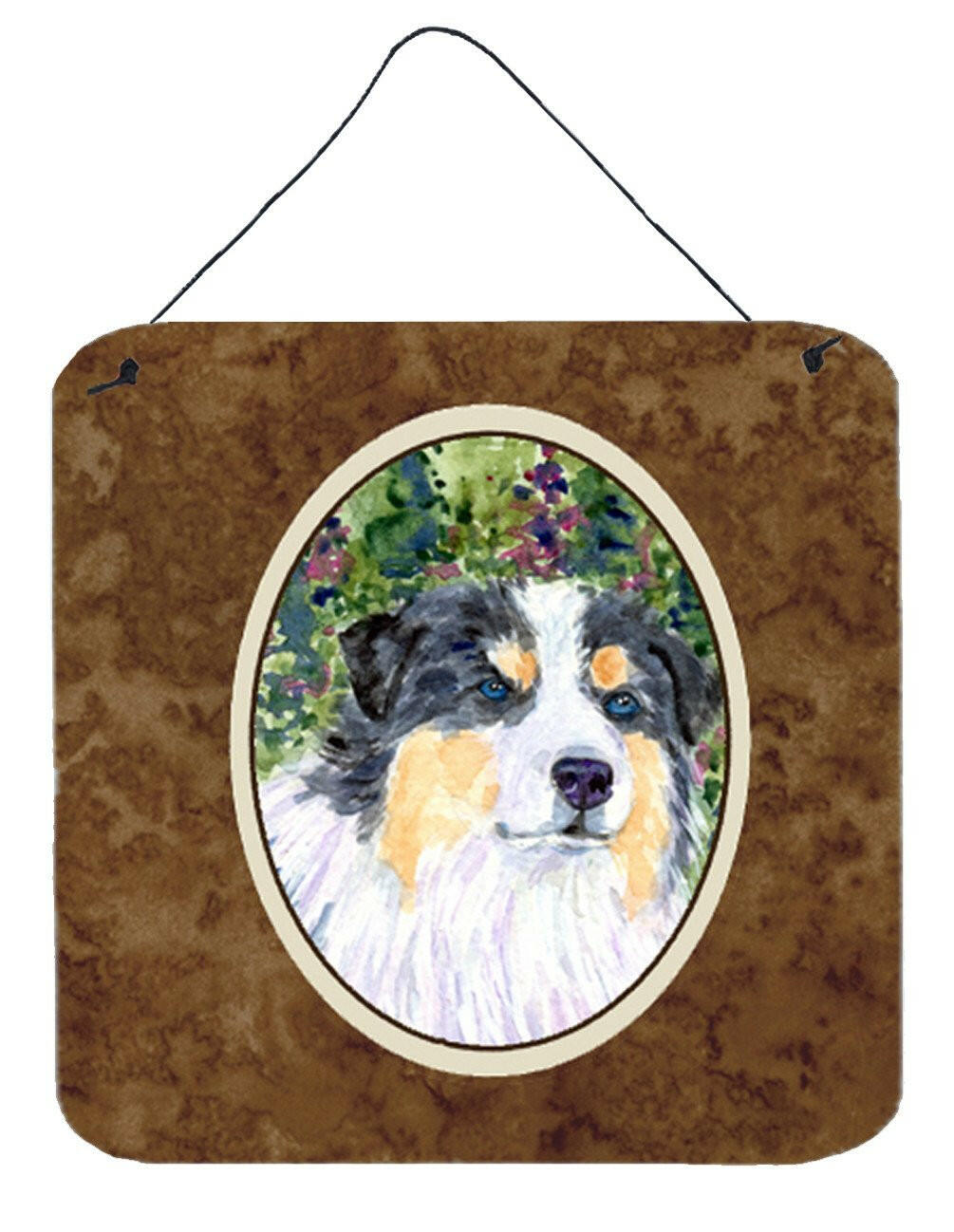 Australian Shepherd Aluminium Metal Wall or Door Hanging Prints by Caroline's Treasures