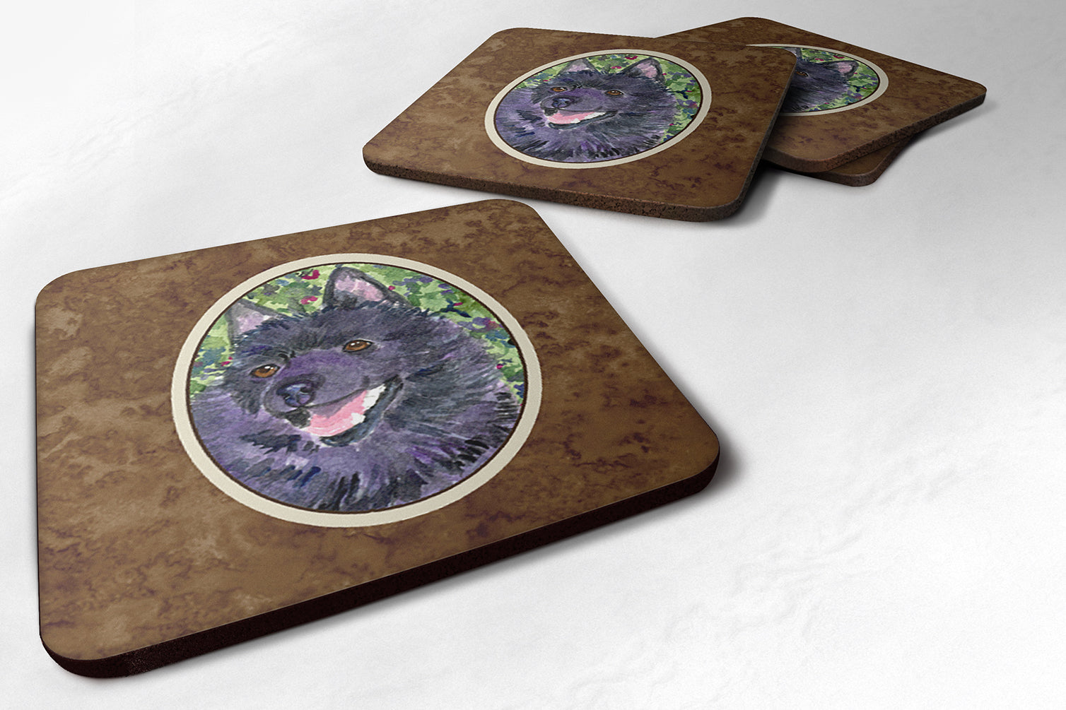 Set of 4 Schipperke Foam Coasters - the-store.com